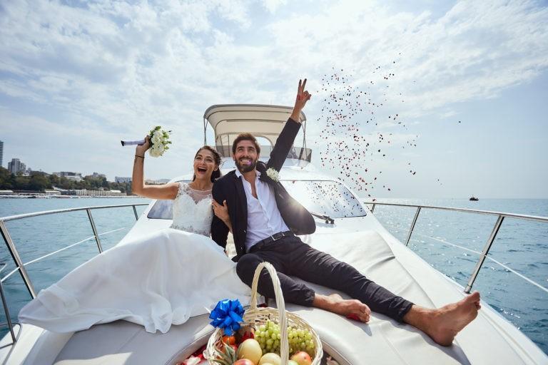 Свадьба на яхте в Сочи